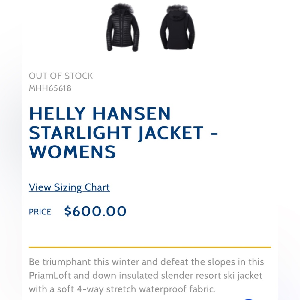 Helly Hansen Ski Jacket - Picture 13 of 13